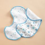 Blue Dot Burpy Bib Set